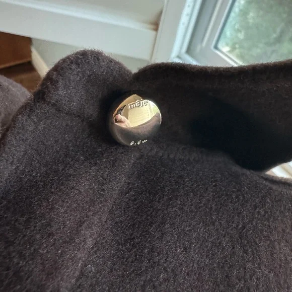 Maje Short cropped coat - Picture 9 of 11